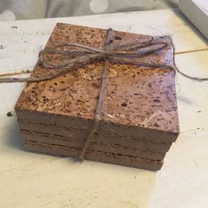 Cork Coaster Set